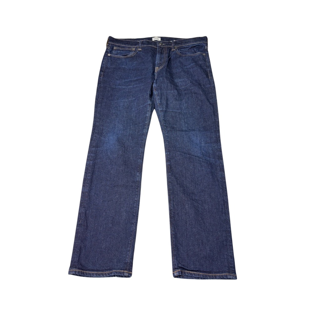 J.Crew 484 x Kurabo Slim Fit Jeans Mens 34x30 Dark Indigo Blue Stretch Denim